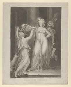 The Daughter of Herodias Salome Receiving the Head of John the Baptist by Thomas Holloway