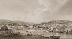 Neath, from the South Side of the River by Thomas Hornor