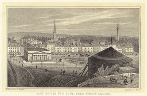 Part of the New Town, from Ramsay Gardens by Thomas Hosmer (after) Shepherd