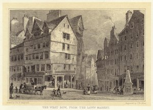 The West Bow, from the Lawn Market by Thomas Hosmer (after) Shepherd