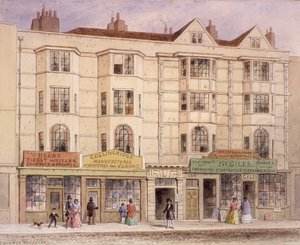 Aldersgate Street, London, 1851 by Thomas Hosmer Shepherd