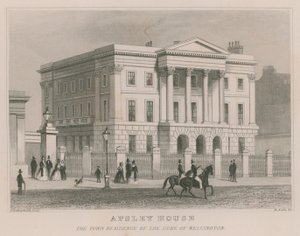 Apsley House, Hyde Park Corner, London, the Residence of the Duke of Wellington by Thomas Hosmer Shepherd