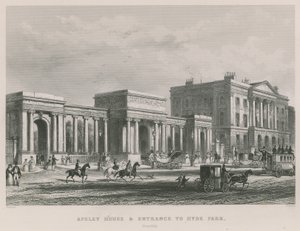 Apsley House and entrance to Hyde Park by Thomas Hosmer Shepherd