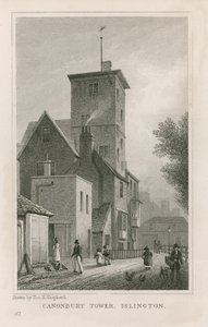 Canonbury House and Tower by Thomas Hosmer Shepherd