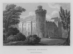 Castle Forbes, Aberdeenshire by Thomas Hosmer Shepherd