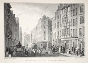 Cheapside, Poultry and Bucklersbury, from 