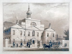 City of London Lying-In Hospital, City Road, Finsbury, London by Thomas Hosmer Shepherd