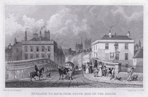 Entrance to Bath, from South Side of the Bridge