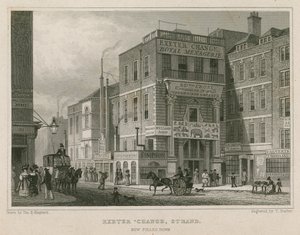 Exeter Change, The Strand, London by Thomas Hosmer Shepherd