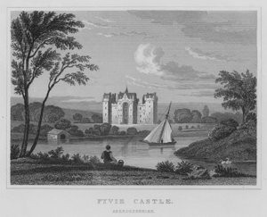 Fyvie Castle, Aberdeenshire by Thomas Hosmer Shepherd