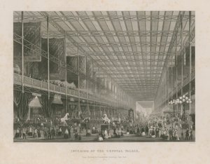 Interior of the Great Exhibition, 1851 by Thomas Hosmer Shepherd