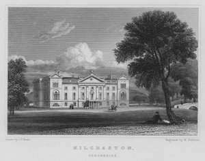 Kilgraston, Perthshire by Thomas Hosmer Shepherd