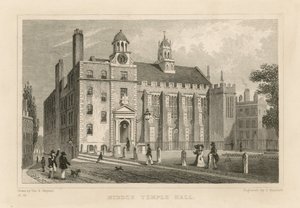 Middle Temple Hall by Thomas Hosmer Shepherd