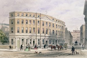 New Houses at Entrance of Gresham St by Thomas Hosmer Shepherd