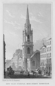 New Tron Steeple, High Street, Edinburgh by Thomas Hosmer Shepherd
