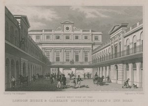 North west view of the London Horse and Carriage Repository, Gray