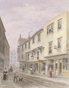 Old House at the Entrance to Leather Lane, 1857