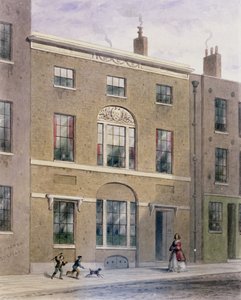 Plumbers Hall in Great Bush Lane, Cannon Street, 1851 by Thomas Hosmer Shepherd