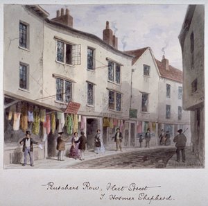 Probably a View of Holywell Street, Westminster, London, c1850 by Thomas Hosmer Shepherd