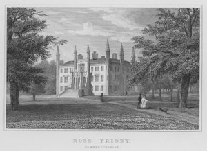 Ross Priory, Dumbartonshire by Thomas Hosmer Shepherd