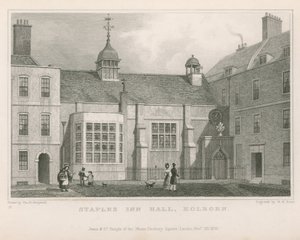 Staples Inn Hall, Holborn by Thomas Hosmer Shepherd