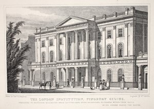 The London Institution, Finsbury Circus, from 
