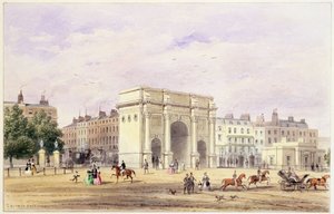 The Marble Arch by Thomas Hosmer Shepherd