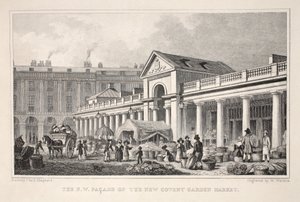 The N.W. Façade of the New Covent Garden Market, from 