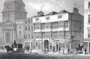 The Old White Hart Tavern, Bishopsgate Street, from 