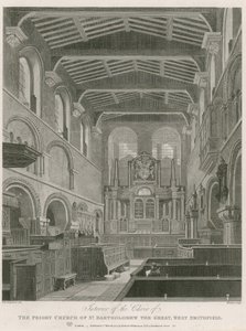 The Priory Church of St Bartholomew the Great, West Smithfield by Thomas Hosmer Shepherd