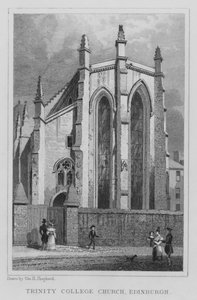 Trinity College Church, Edinburgh by Thomas Hosmer Shepherd