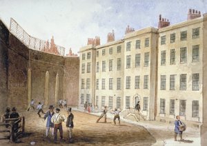 View of Fleet Prison from the Tennis Ground, City of London