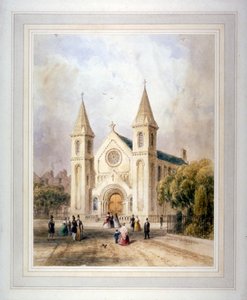 View of an Unknown Religious Building in Regent Square, St Pancras, London, 1842