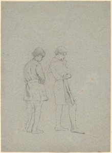 Studies for Elaine by Thomas Hovenden