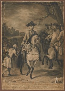 H.R.H. The Duke of Cumberland, and the French Commanding Officer surrendering Carlisle to His Highness, 30th December 1745, 1746