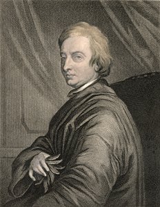 Portrait of John Dryden (1631-1700) Engraved by Charles Edward Wagstaff