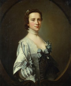 Portrait of a Lady in Van Dyck Dress by Thomas Hudson