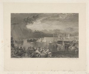 Devonport and Dockyard, Devonshire by Thomas Jeavons