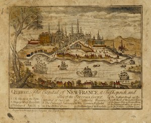 Quebec, The Capital of New France, a Bishoprick, and Seat of the Soverain Court by Thomas Johnston
