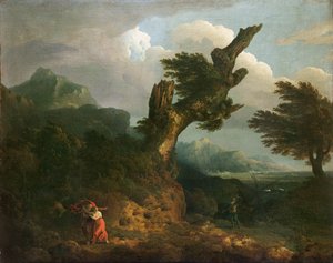 A Storm - Prospero, Miranda and Caliban Spy the Shipwreck
