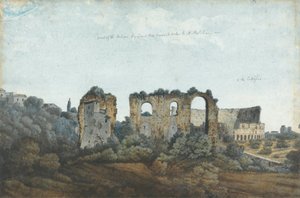 The Claudian Aqueduct and Colosseum