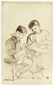 Two School Boys by Thomas Jones Barker