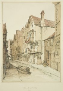 Back Street, Looking North by Thomas Leeson the Elder Rowbotham
