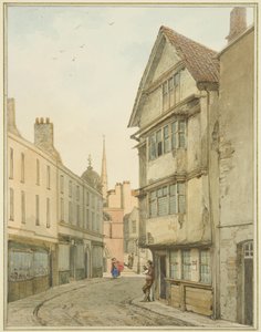 Back Street, looking north towards Baldwin Street by Thomas Leeson the Elder Rowbotham