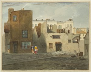 Back of Infirmary, showing Whitson Street by Thomas Leeson the Elder Rowbotham