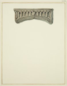 Carving on Staircase in House adjoining Passage off Baldwin Street