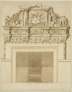 Chimneypiece dated 1729, at 139 Redcliffe Street by Thomas Leeson the Elder Rowbotham