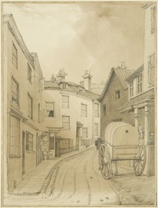 Lower End of Griffin Lane by Thomas Leeson the Elder Rowbotham