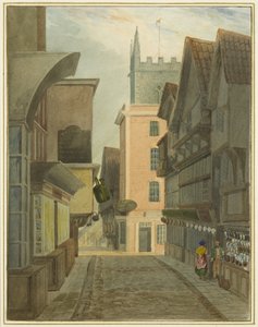 Mary-le-Port Street by Thomas Leeson the Elder Rowbotham