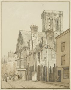 Temple Street, showing Tower of Temple Church